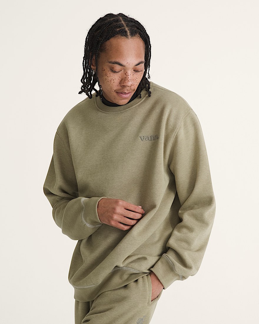 Vans 66 Crew Sweatshirt VANS Bay Leaf Green HERO