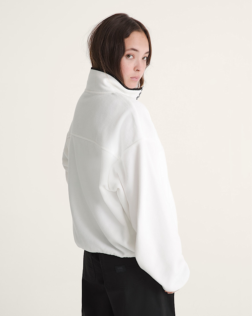 Check Mark Polar Sweatshirt VANS Egret White ALT1