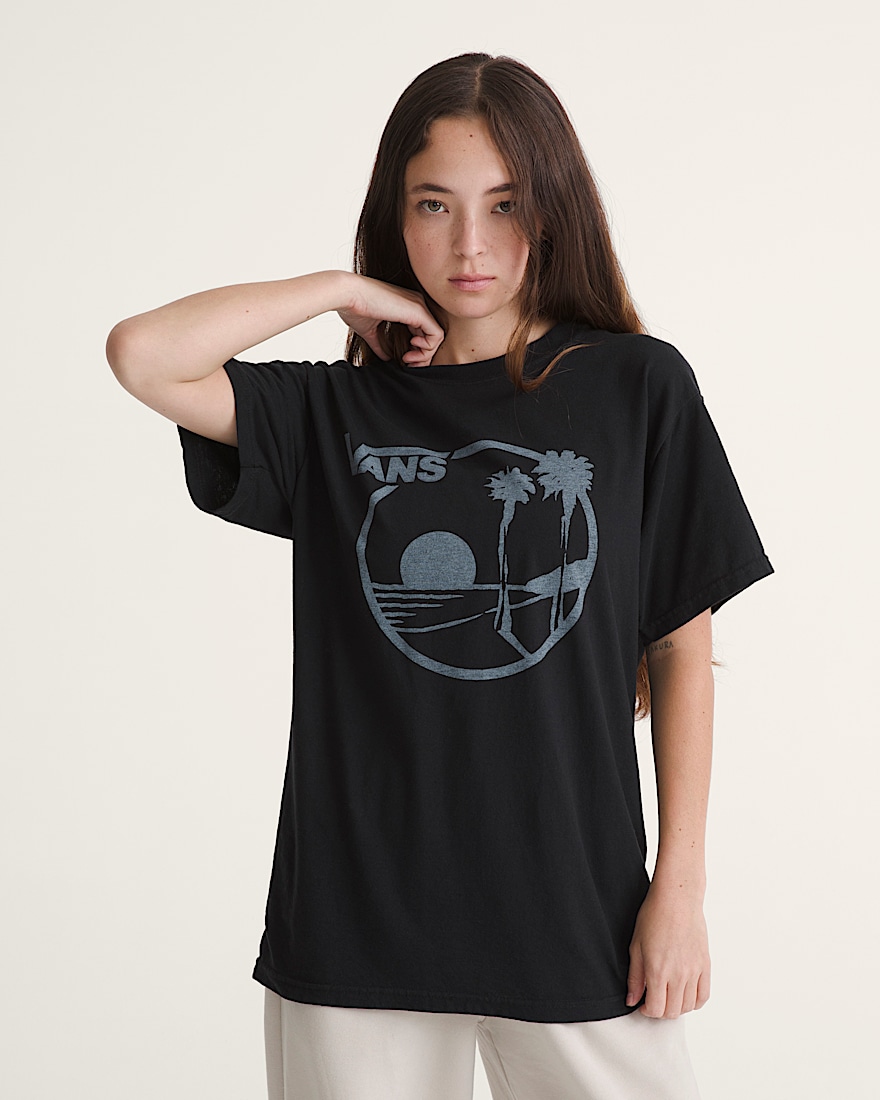 Waffle Shop Sun Vans Style TShirt VANS Black ALT4