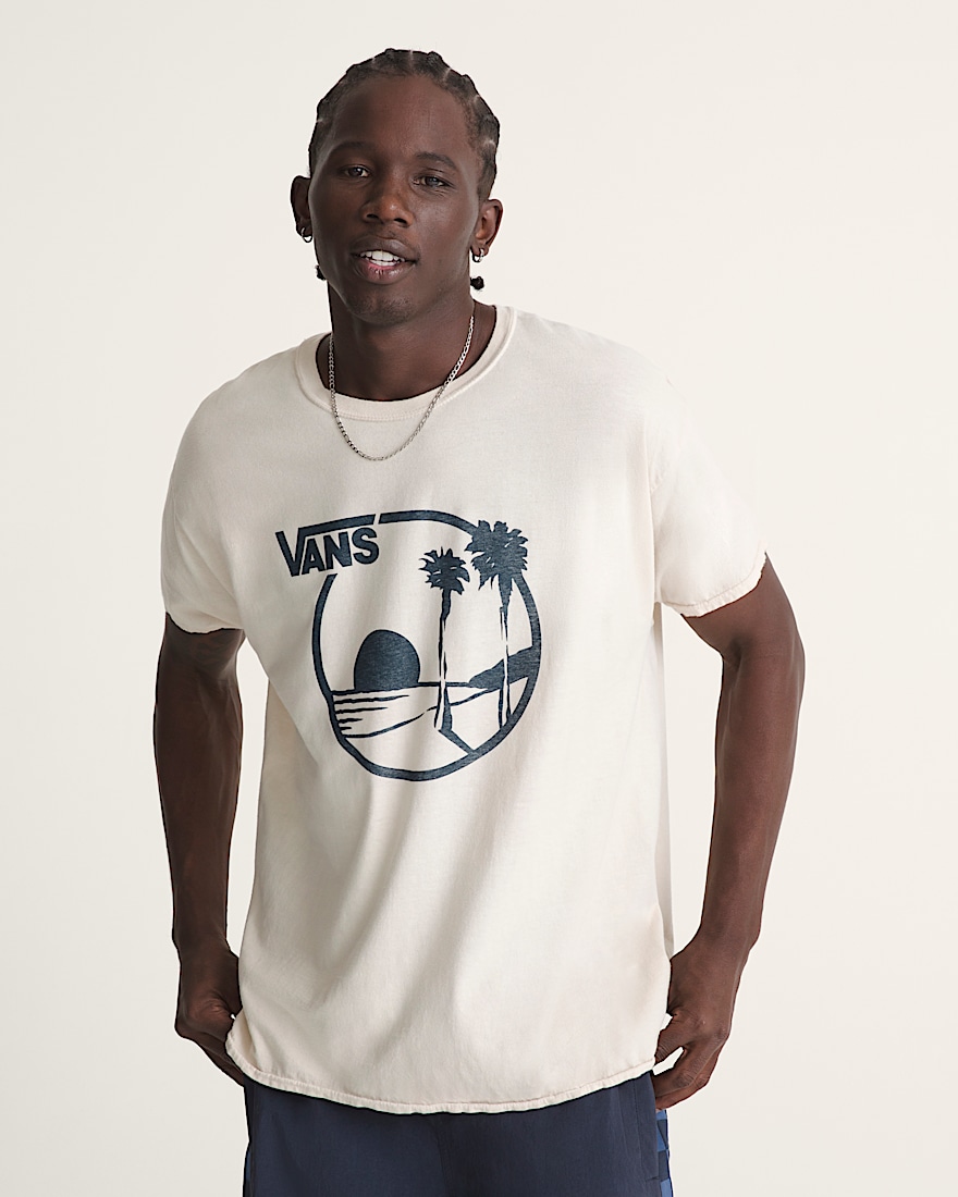 Waffle Shop Sun Vans Style TShirt VANS Marshmallow ALT2