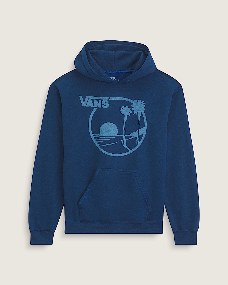 Waffle Shop Sun Vans Style Pullover Hoodie VANS Navy Blue HERO