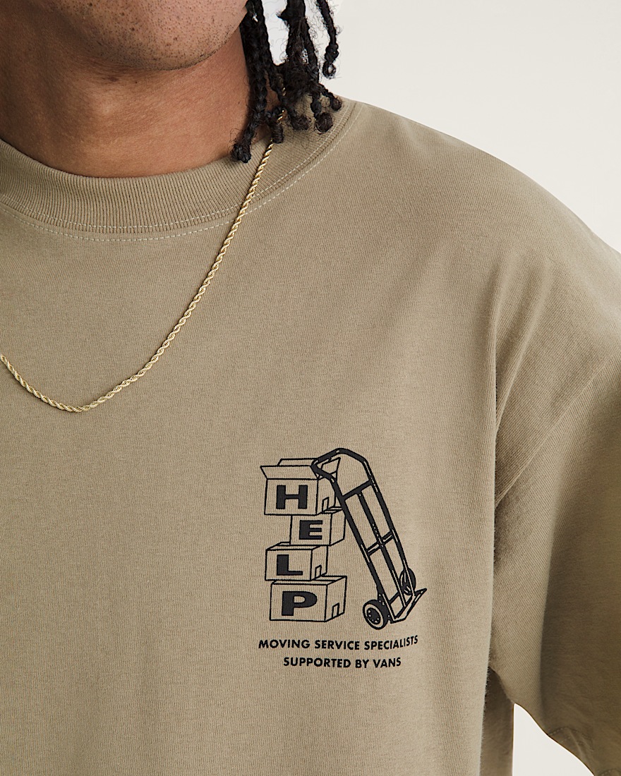 Moving Co TShirt VANS Bay Leaf Brown ALT4