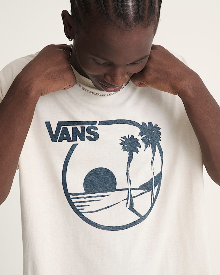 Waffle Shop Sun Vans Style TShirt VANS Marshmallow ALT6