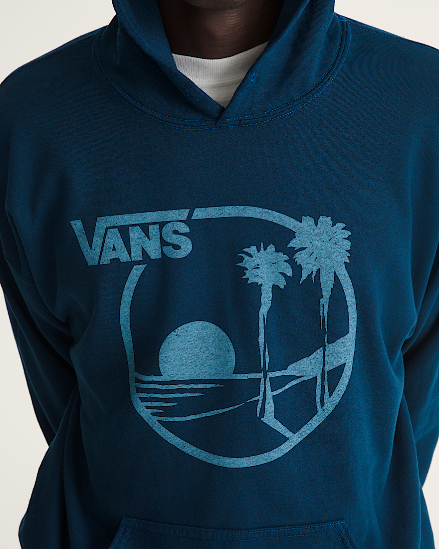 Waffle Shop Sun Vans Style Pullover Hoodie VANS Navy Blue ALT7