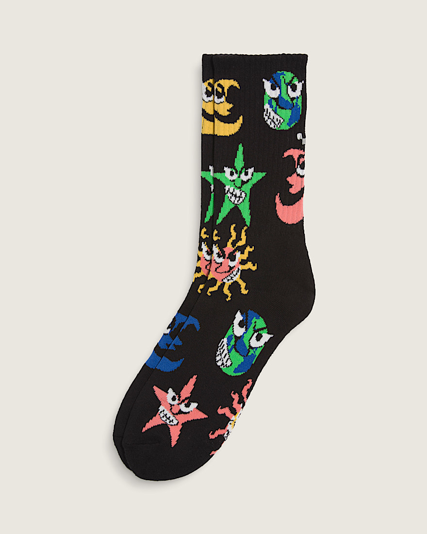 Skate Clay Crew Socks - 1