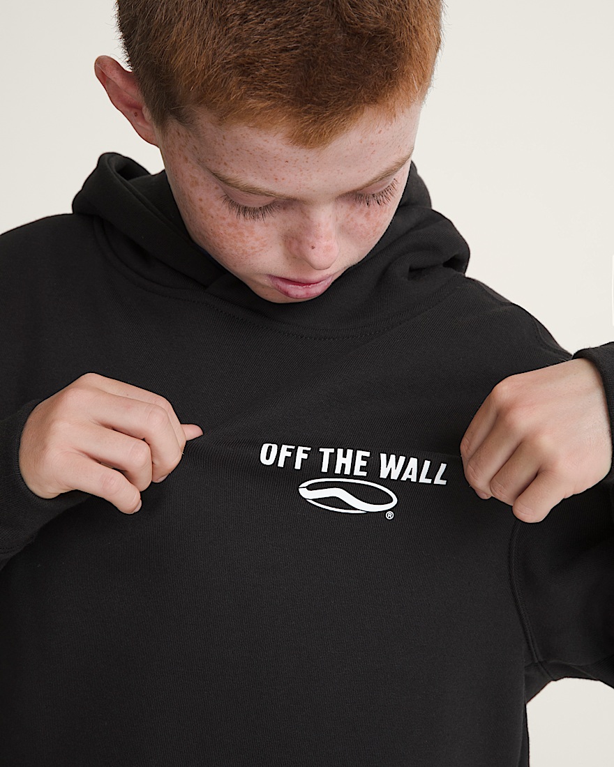Kids Vans Repair Shop Pullover Hoodie VANS Black ALT5