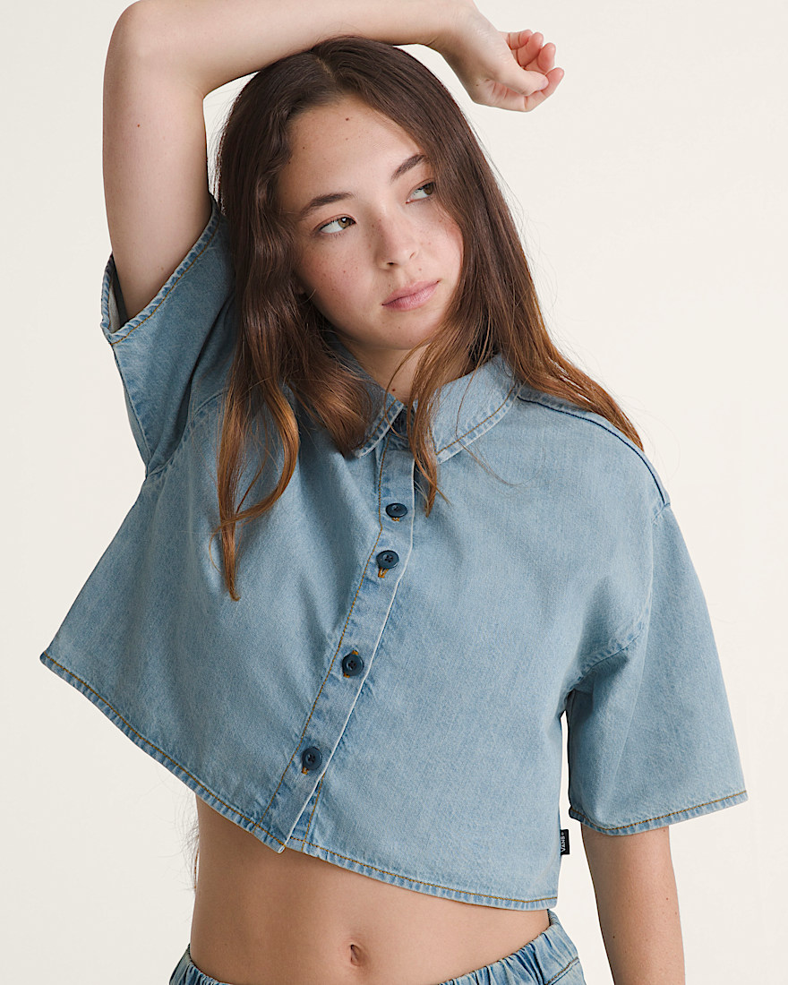 Wren Denim Button Up Shirt - 1