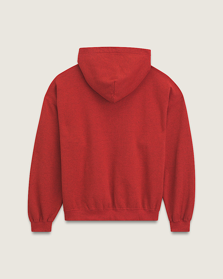 Waffle Shop Wave Blend Pullover Hoodie VANS Red ALT1