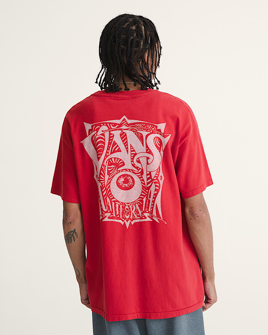 Waffle Shop Optic Eye TShirt VANS Red ALT4