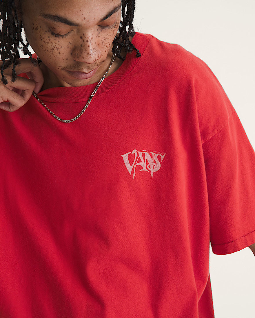 Waffle Shop Optic Eye TShirt VANS Red ALT7