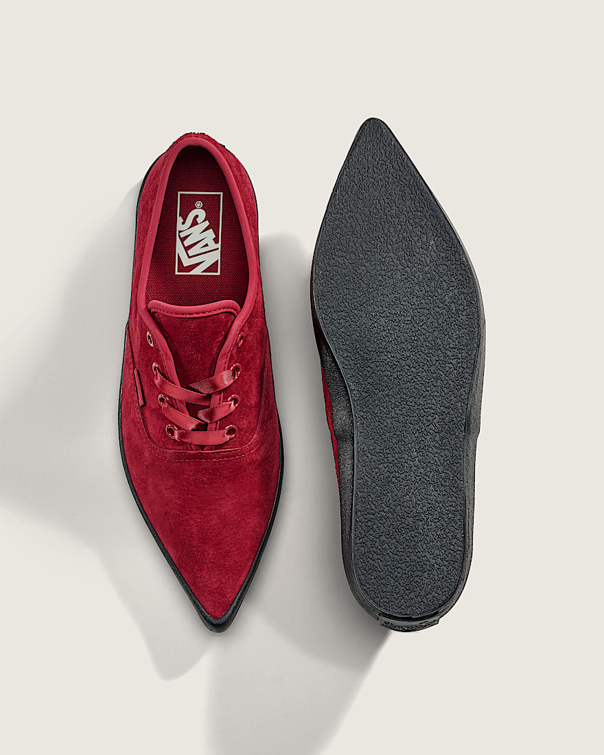 Premium Authentic Point Shoe VANS Bordeaux Red ALT2