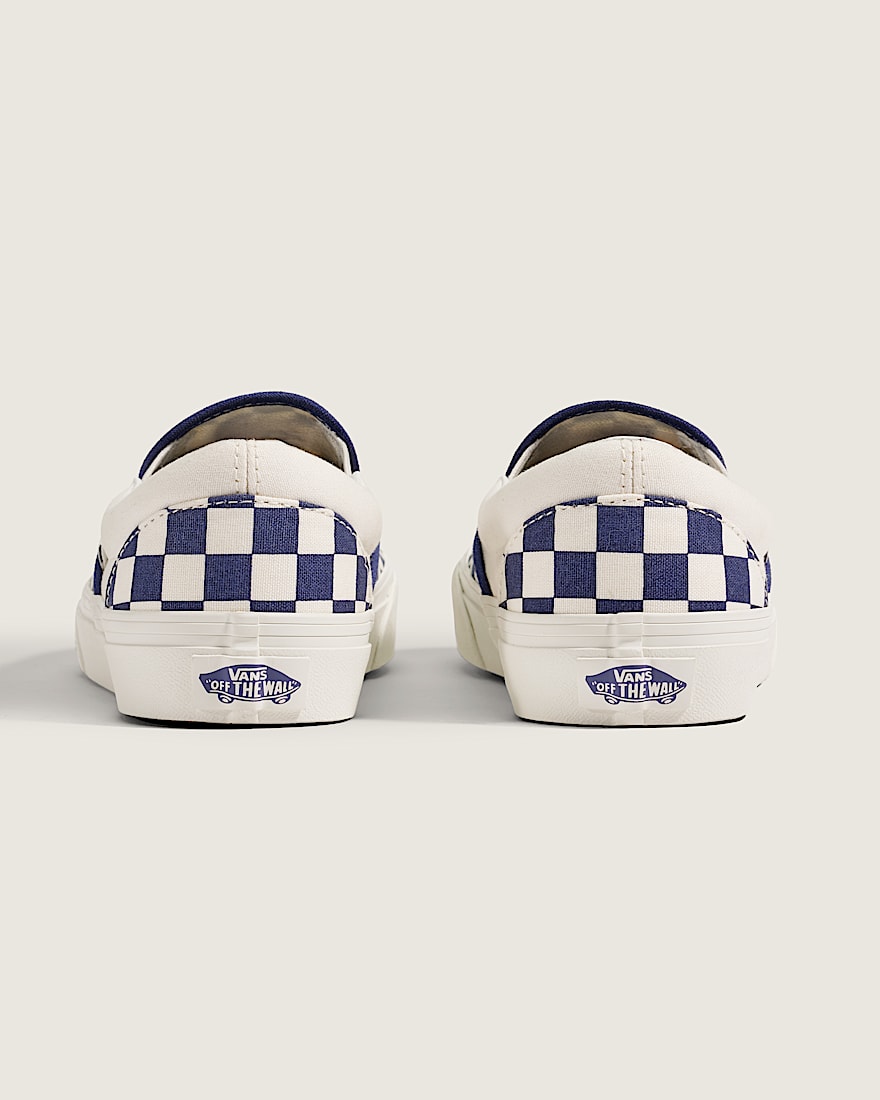 Classic SlipOn Checkerboard Shoe VANS Checkerboard Deep Twilight Purple ALT3