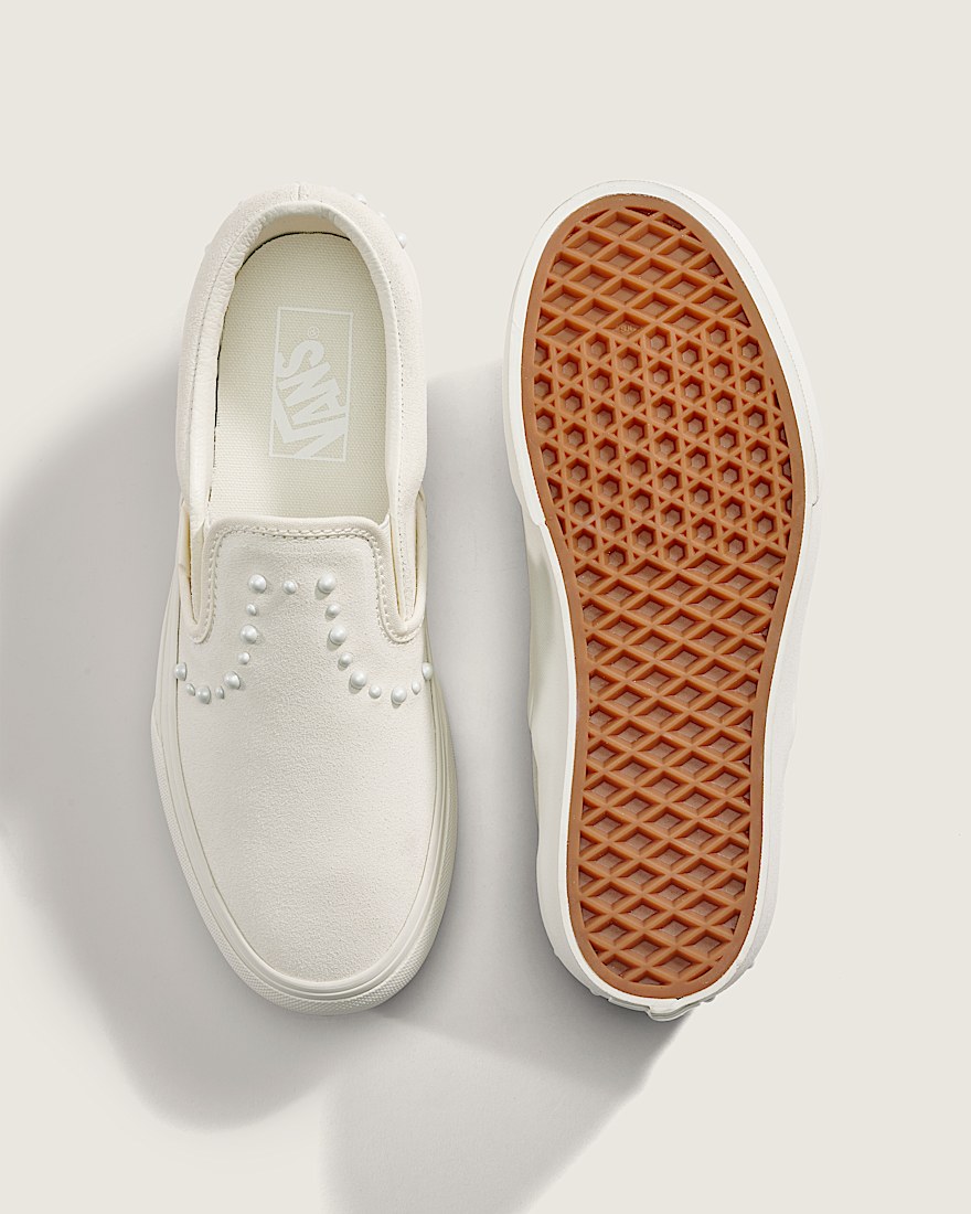 Classic SlipOn Platform Shoe VANS Marshmallow White ALT2