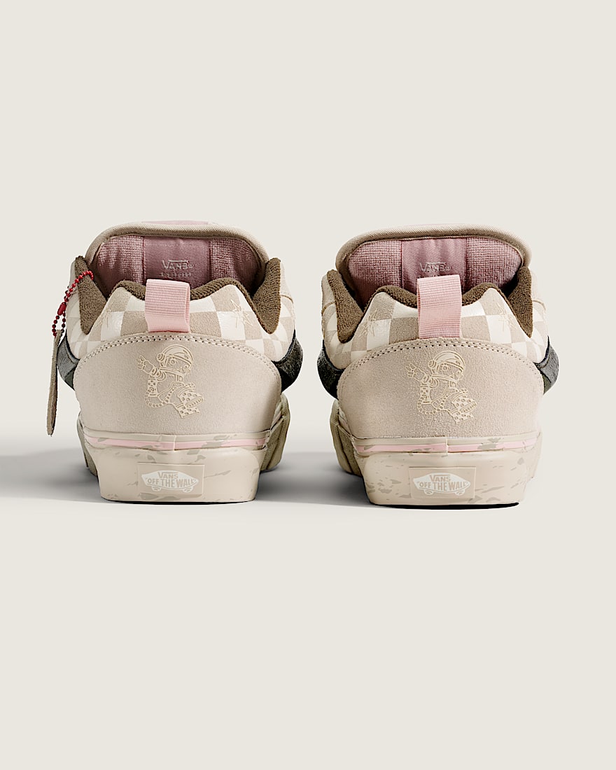 VANS x SPACE MOLLY Knu Skool Shoe VANS Space Molly Oatmeal Beige  Sepia Rose Pink ALT3