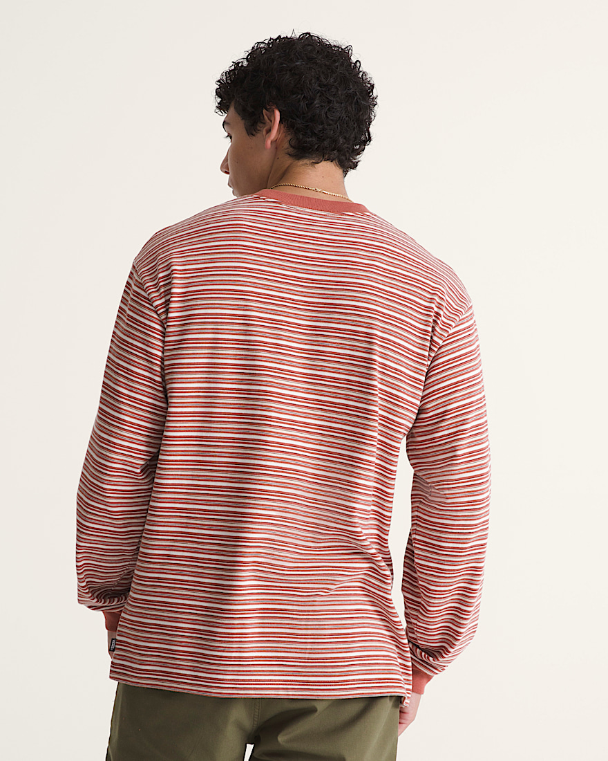Wesley Stripe Long Sleeve Knit Shirt