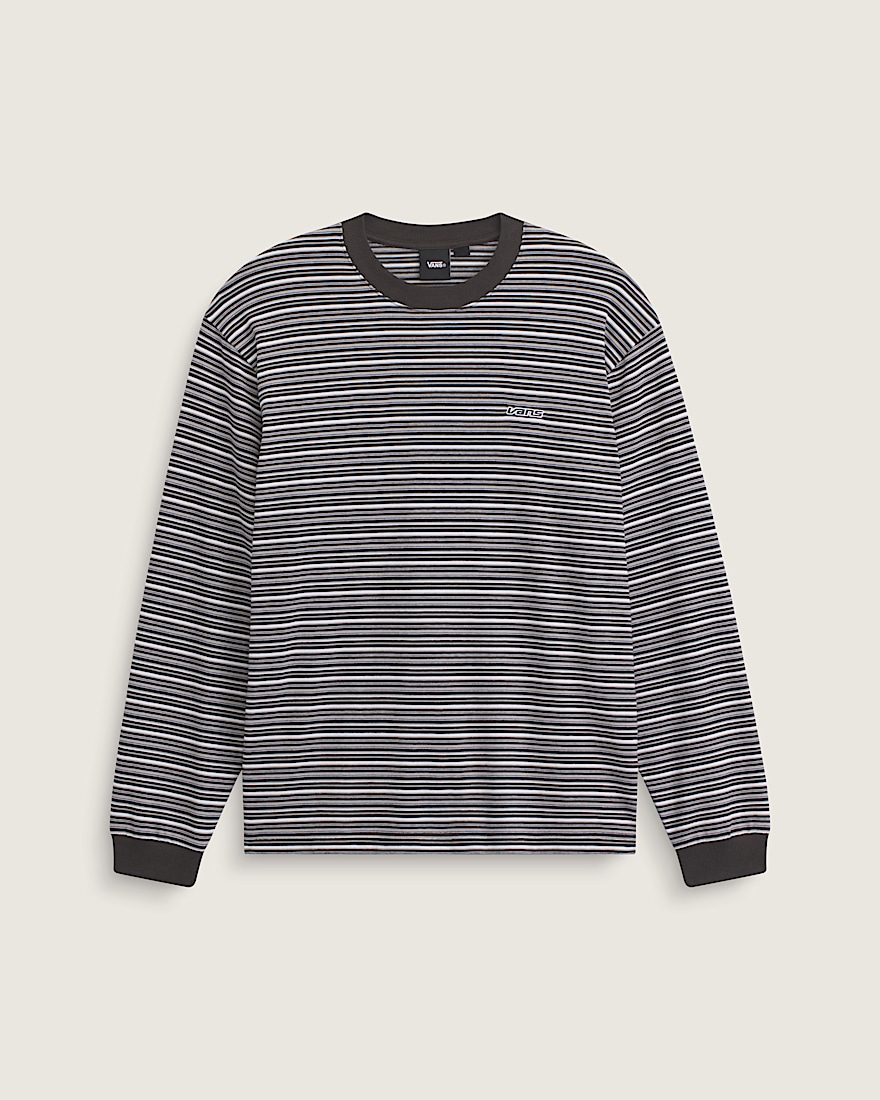 Wesley Stripe Long Sleeve Knit Shirt - 1