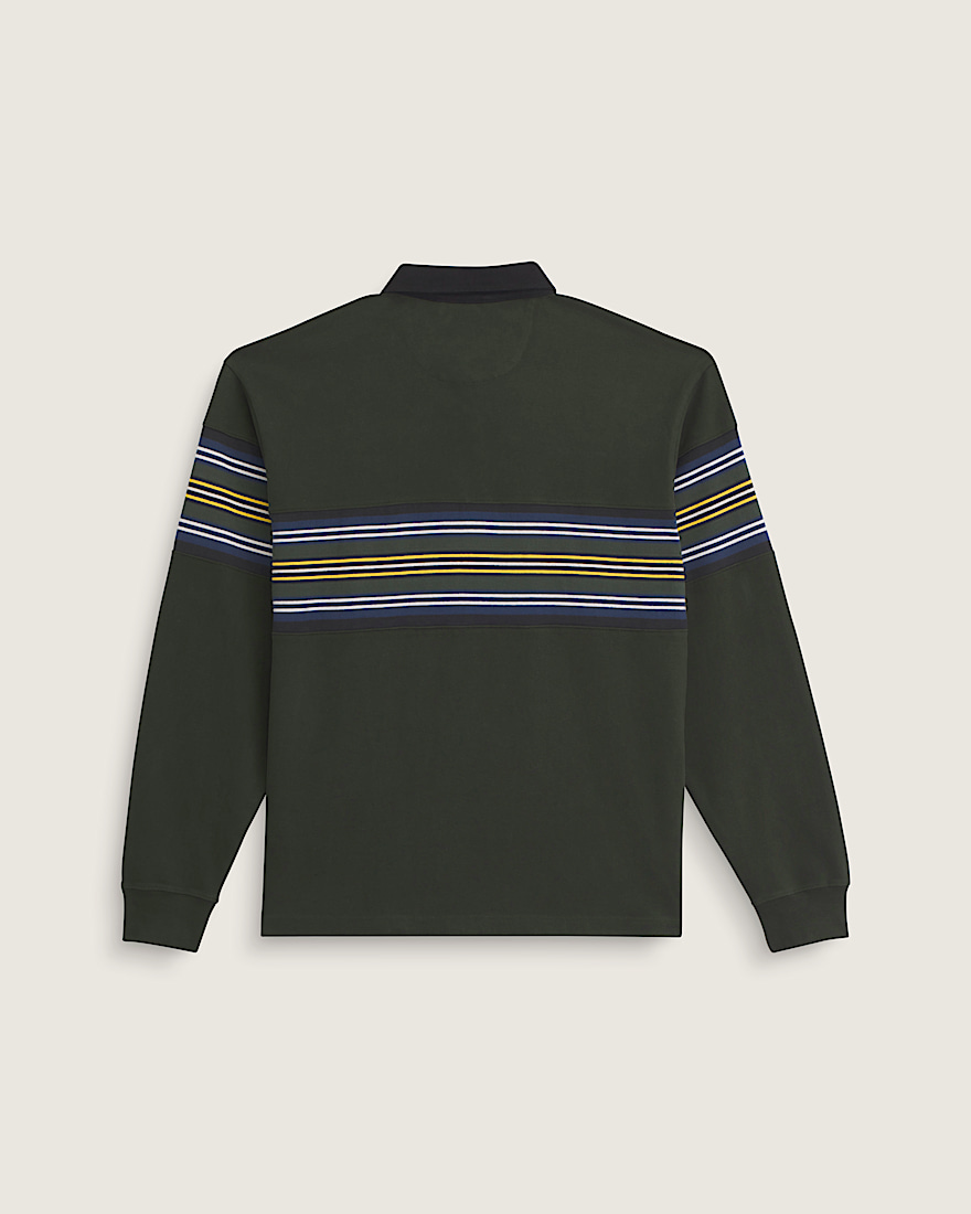Surge Rugby Long Sleeve Shirt VANS Dried Kelp Green ALT1