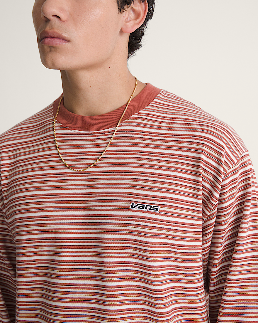 Wesley Stripe Long Sleeve Knit Shirt