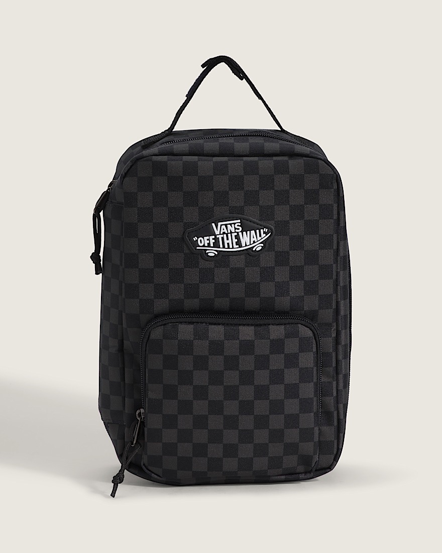 Checkerboard Old Skool Lunch Bag VANS Charcoal Black HERO