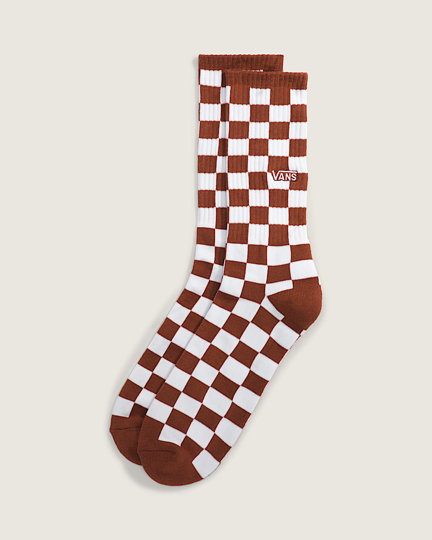 Checkerboard Crew Socks - 1