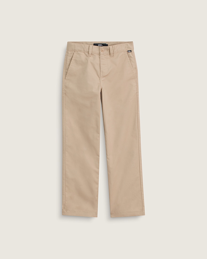 Kids Authentic Chino Loose Pants VANS Incense Brown HERO