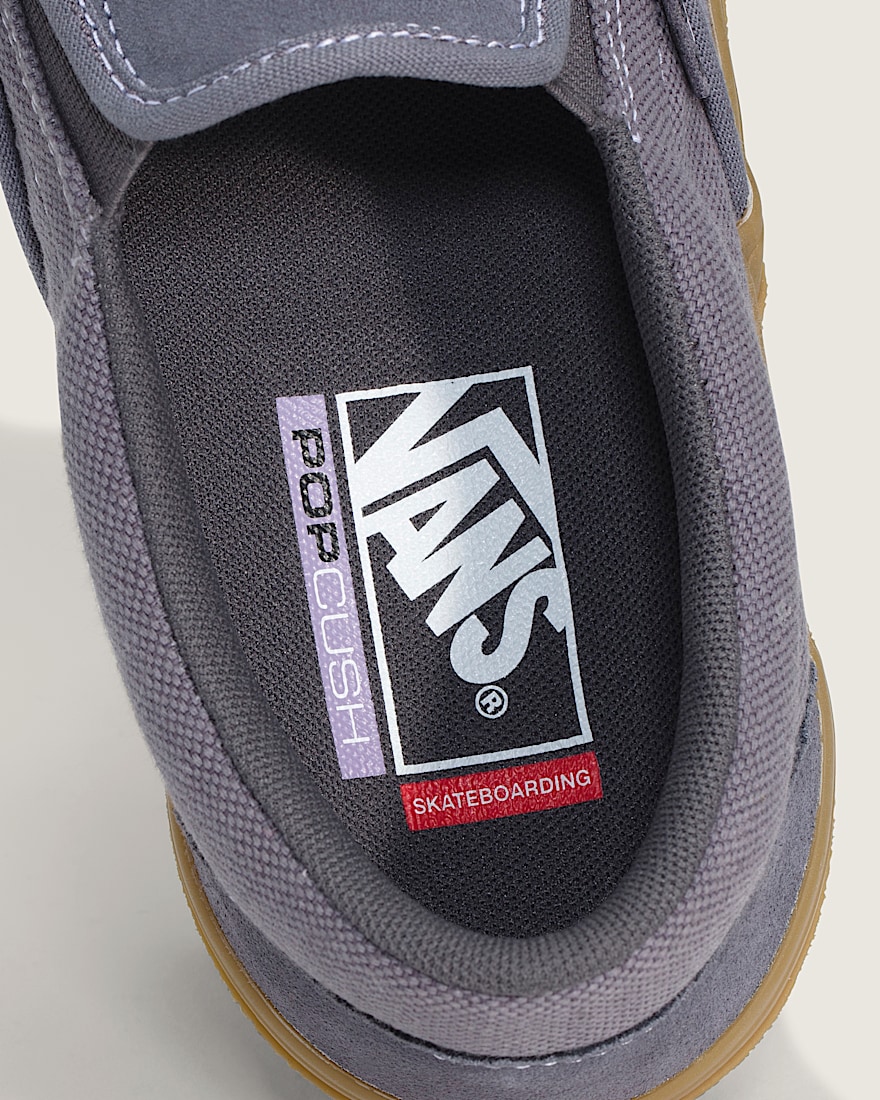 Skate SlipOn Shoe VANS Gum Navy ALT4