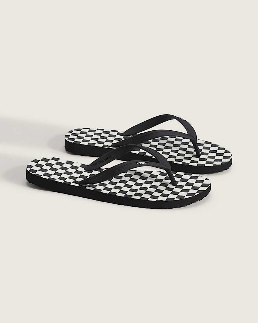 Makena Checkerboard Sandal VANS Checkerboard Black  Marshmallow White ALT1
