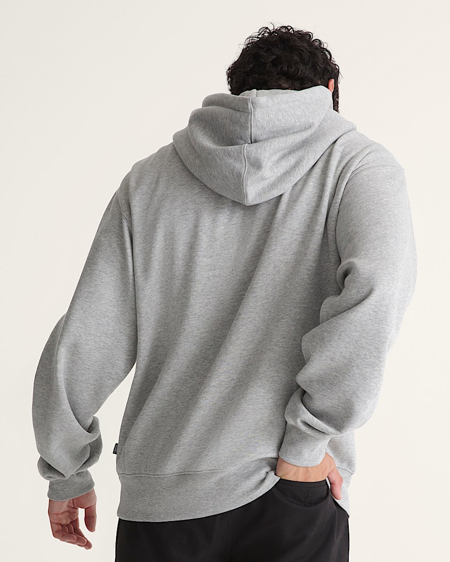 Stretch Logo Pullover Hoodie VANS Cement Heather Grey ALT3