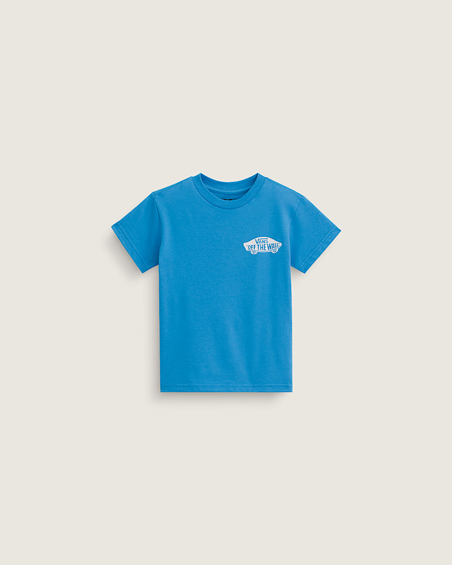Little Kids Double Standard TShirt VANS Bright Azure Blue ALT1