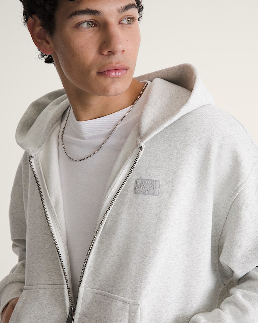 Premium Zip Hoodie VANS Ash Heather Grey ALT4