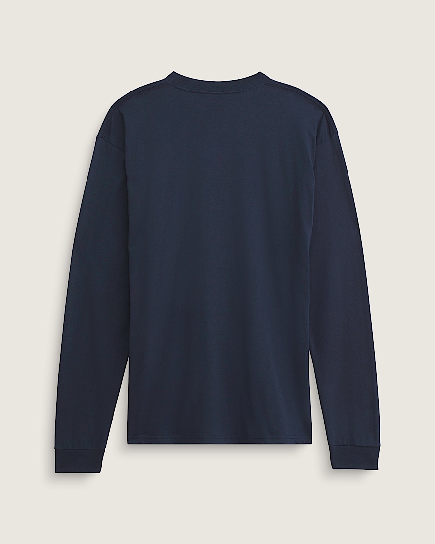 Blur Drop Long Sleeve TShirt VANS Navy ALT1