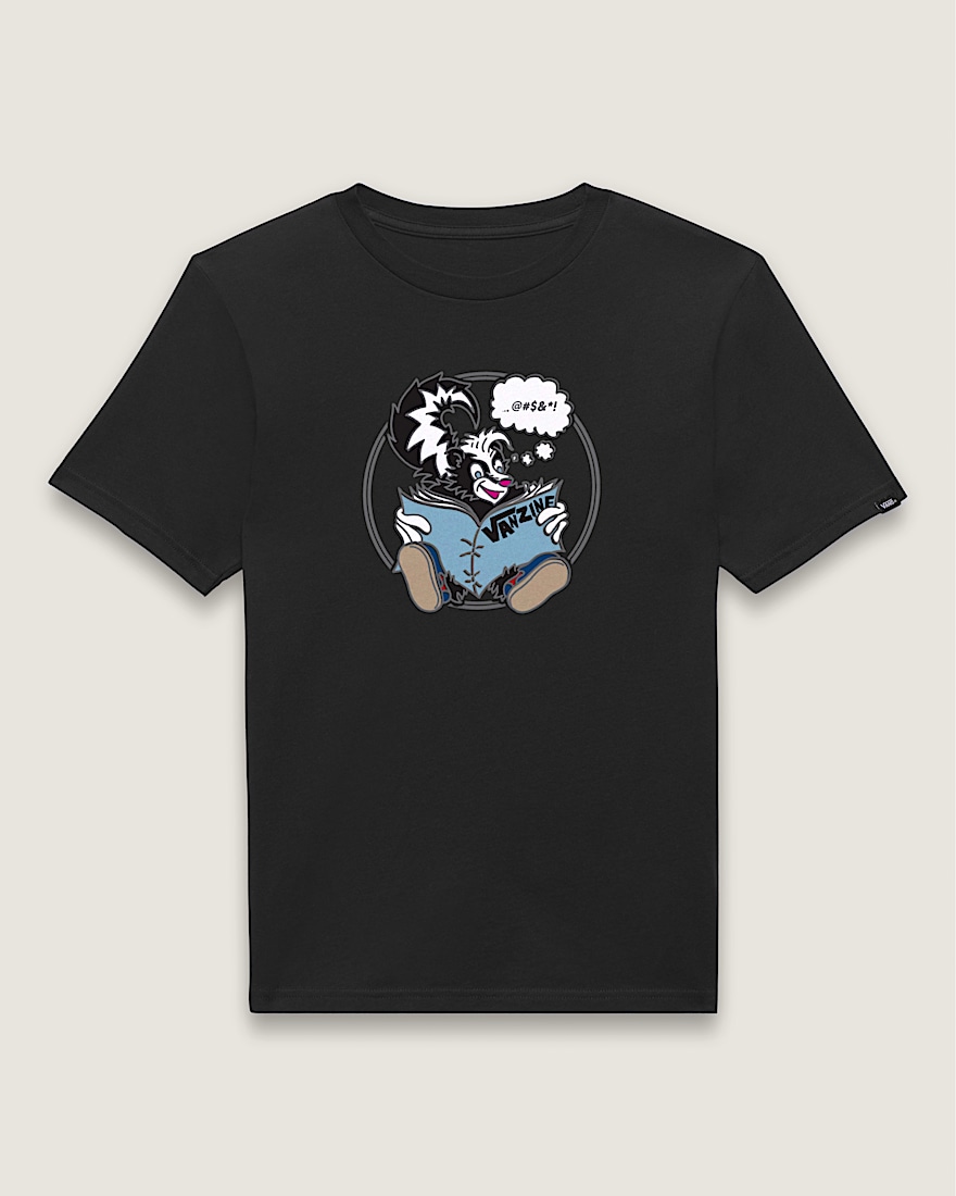 Kids Stinkin Reading TShirt VANS Black HERO