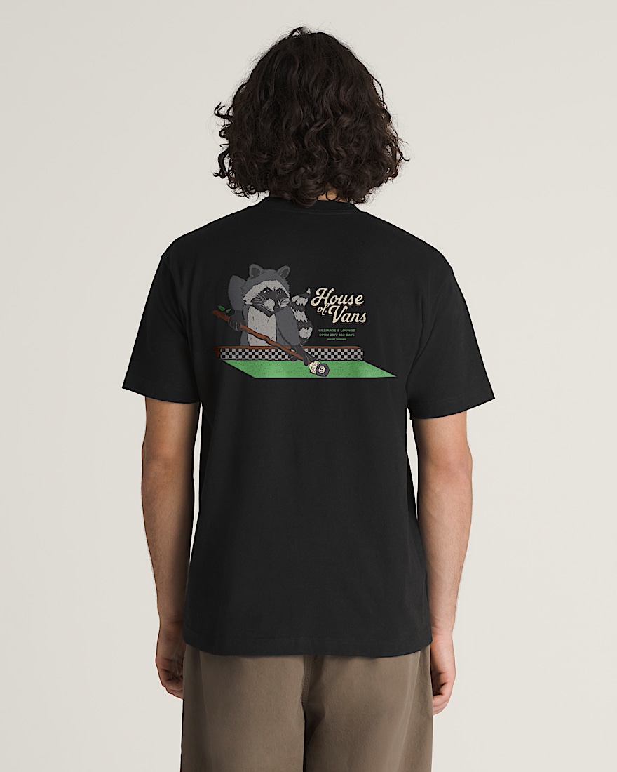 Billiards Lounge TShirt VANS Black ALT2