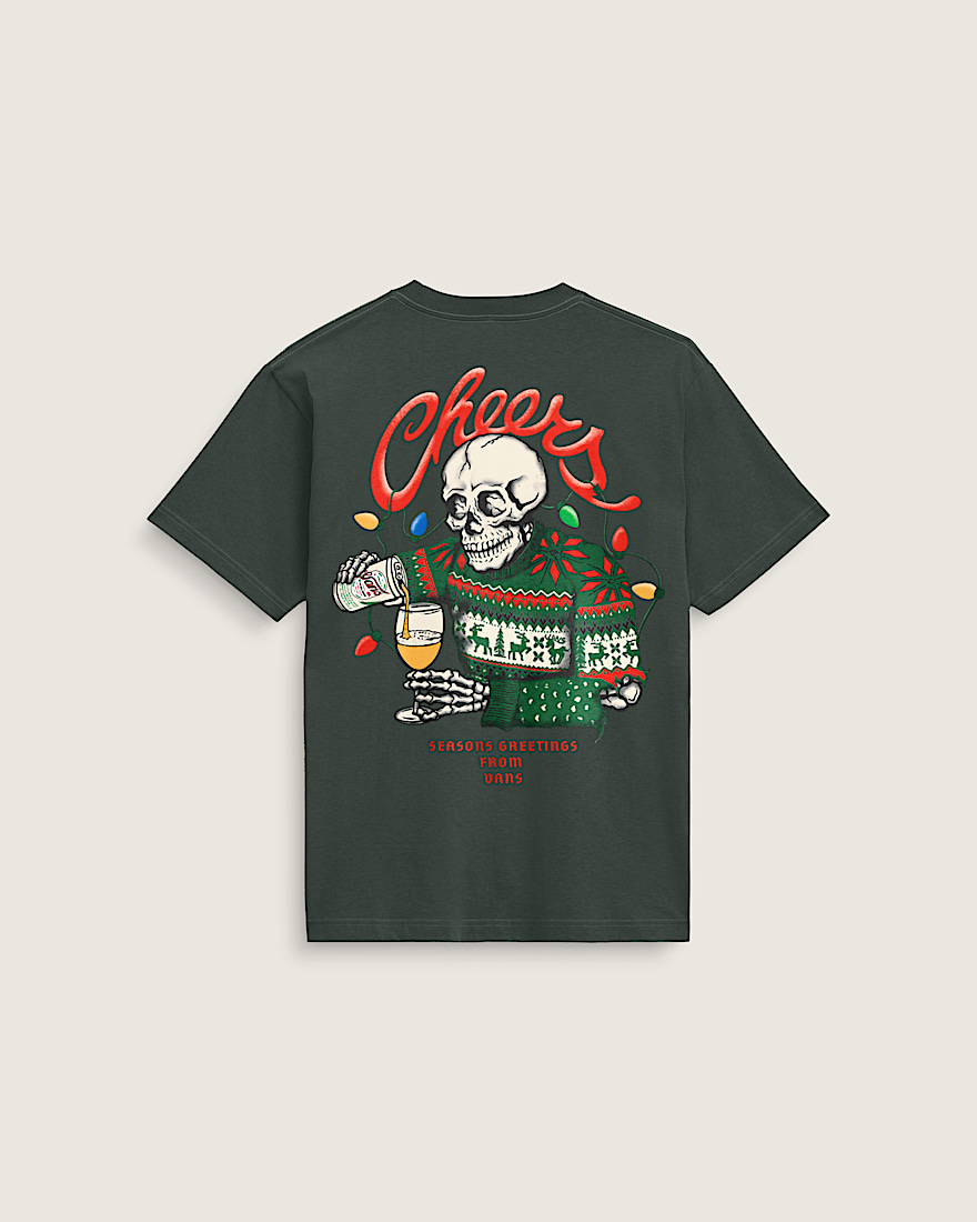 Seasons Greetings TShirt VANS Green HERO