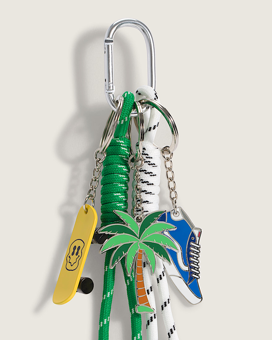 Vans Waffle Shop Coastal Cruise Bag Charm Set VANS Yellow  Green ALT1