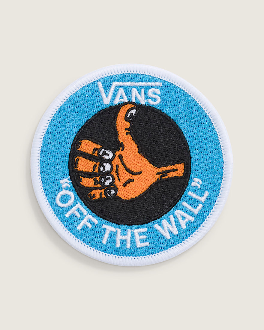 Waffle Shop Grime Time Thumbs Up Patch VANS Blue HERO