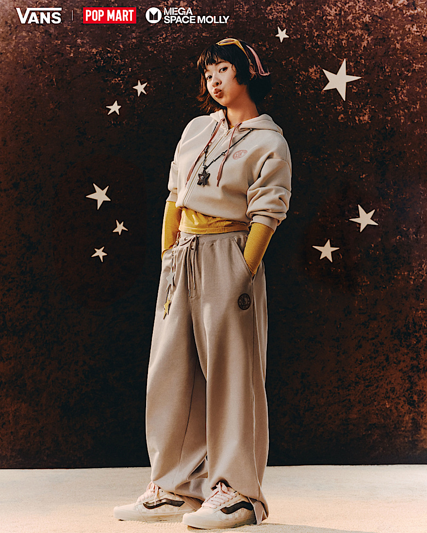 VANS x SPACE MOLLY Knu Skool Shoe VANS Space Molly Oatmeal Beige  Sepia Rose Pink ALT5