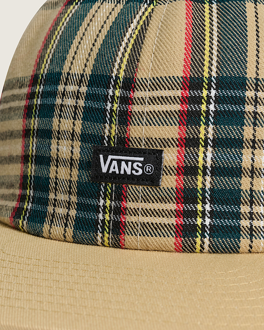 Drop V Plaid Jockey Hat