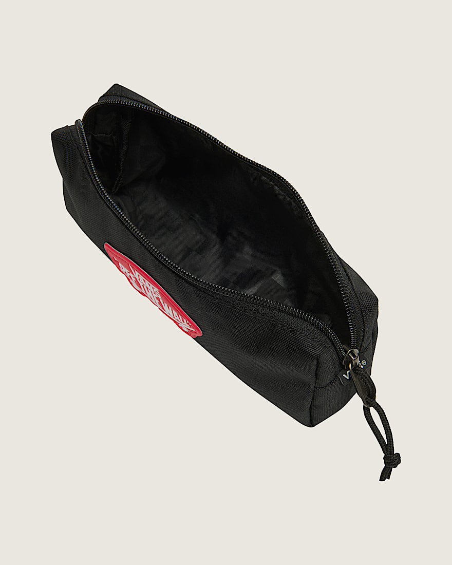 Old Skool Pencil Pouch Bag VANS Black  Chili Pepper Red ALT1