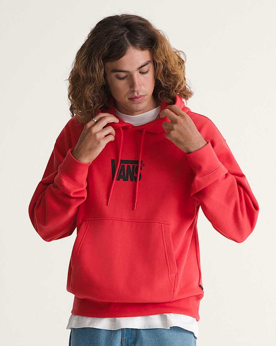 Stretch Logo Pullover Hoodie VANS Crimson Haze Red ALT2