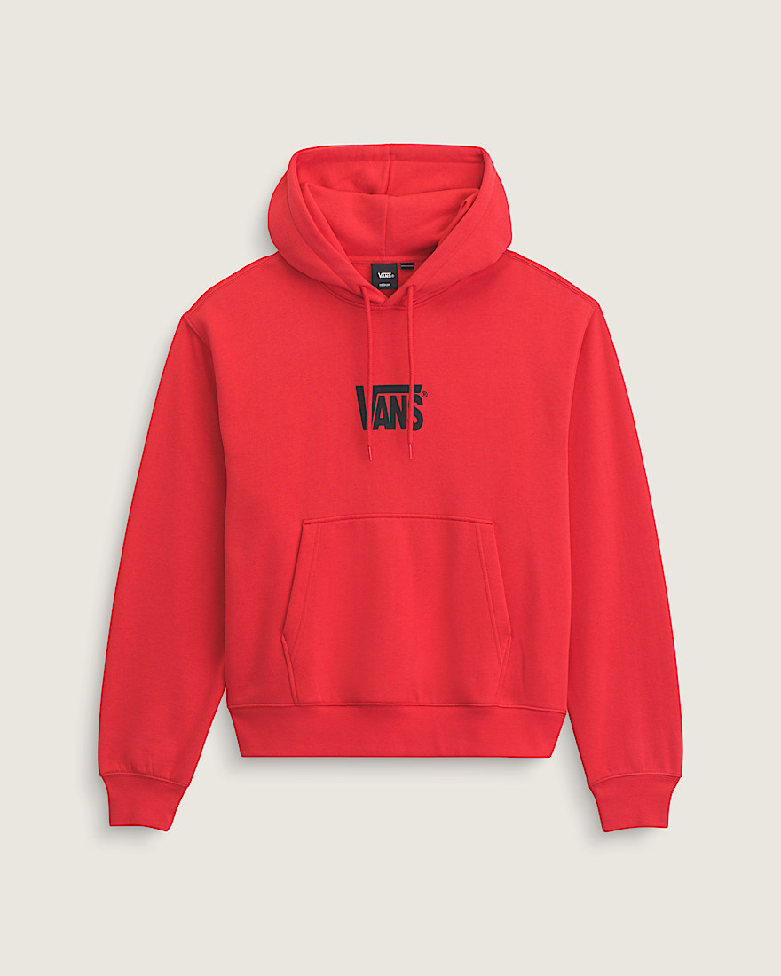 Stretch Logo Pullover Hoodie VANS Crimson Haze Red HERO