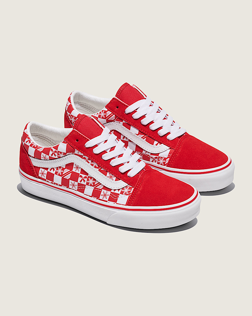 Customs Old Skool Holiday Checkerboard Shoe