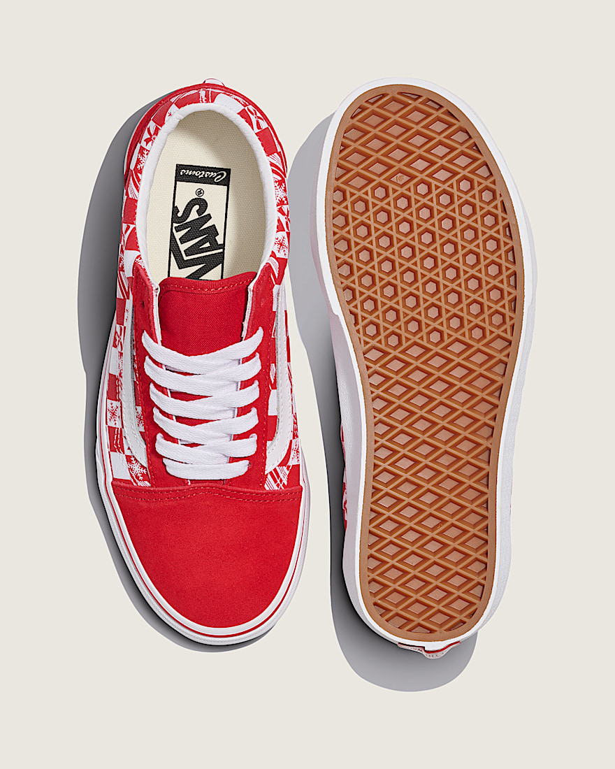 Customs Old Skool Holiday Checkerboard Shoe VANS Customs ALT2