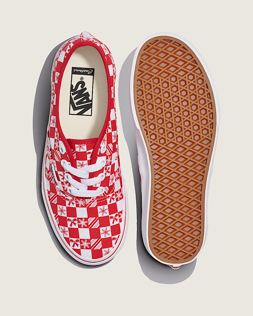 Customs Authentic Holiday Checkerboard Shoe VANS Customs ALT2
