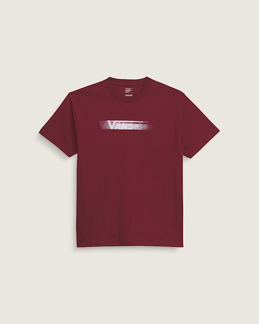 Blur Drop TShirt VANS Bordeaux HERO