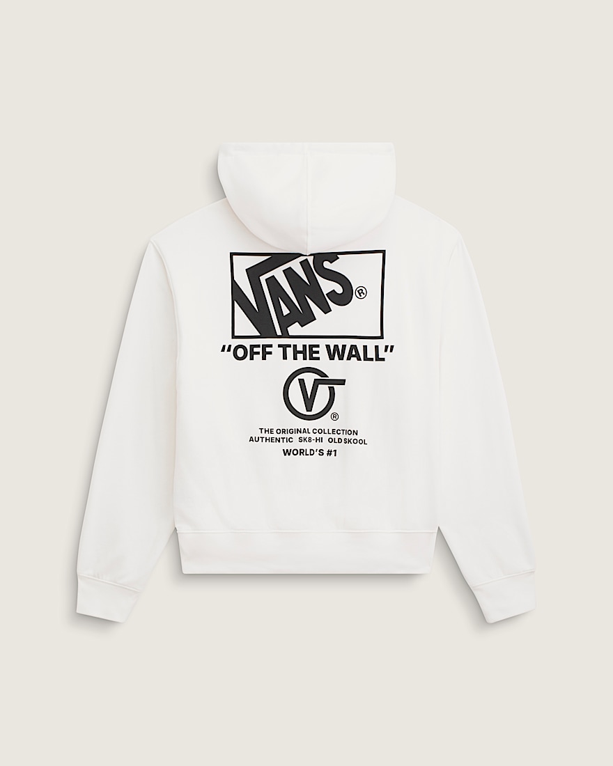 Stacked Hi Pullover Hoodie VANS Egret White HERO