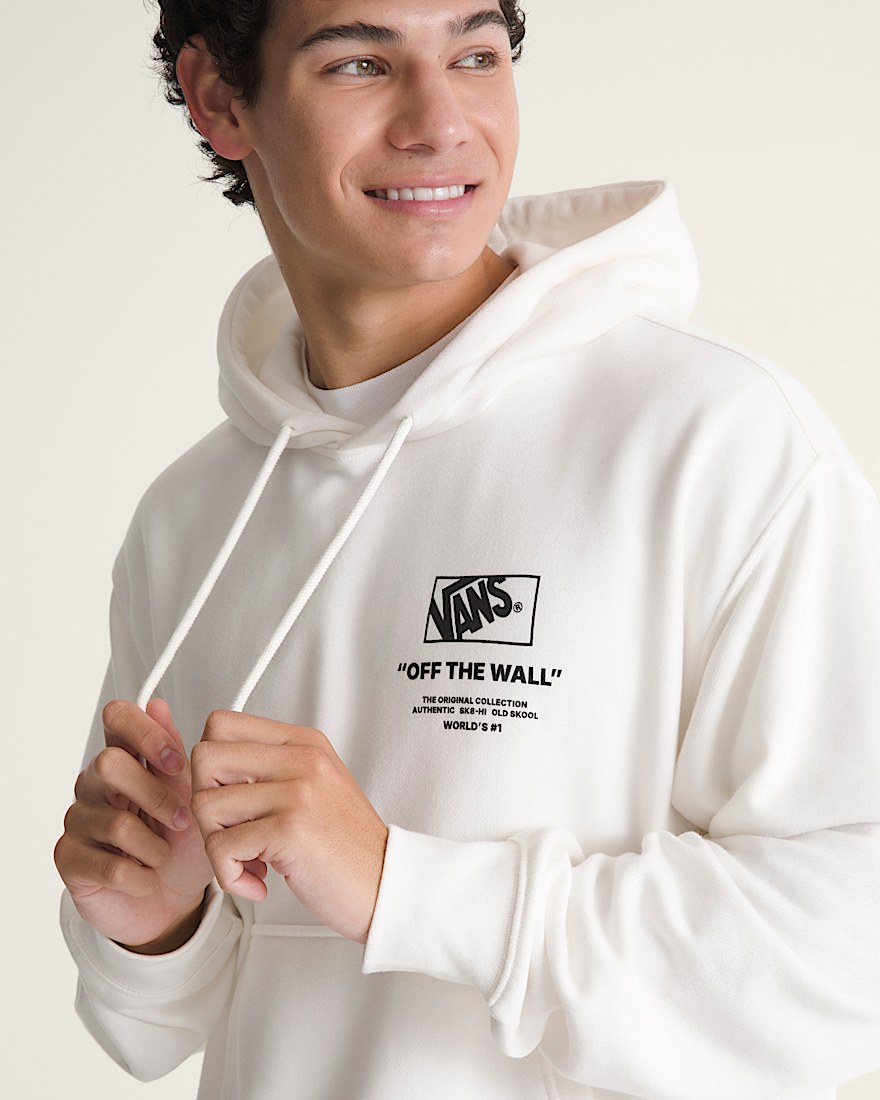 Stacked Hi Pullover Hoodie VANS Egret White ALT4