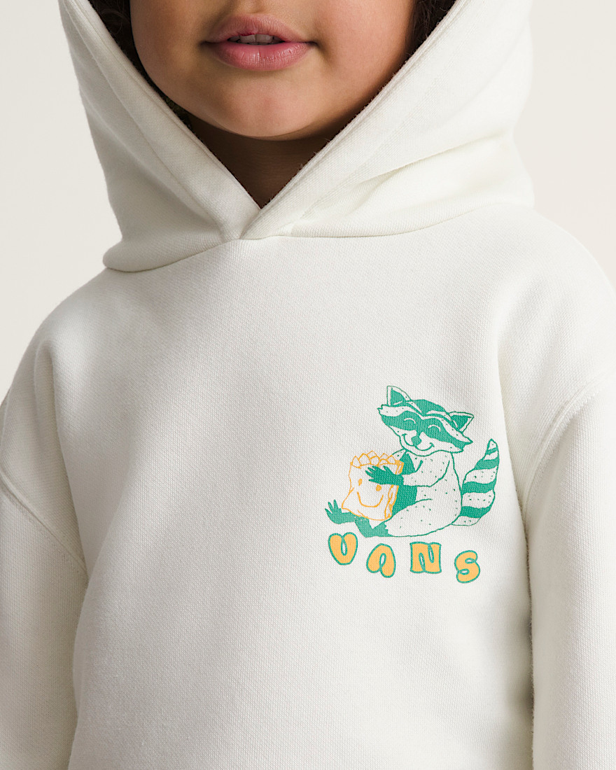 Little Kids Lazy Daze Pullover Sweatshirt VANS Marshmallow White ALT4