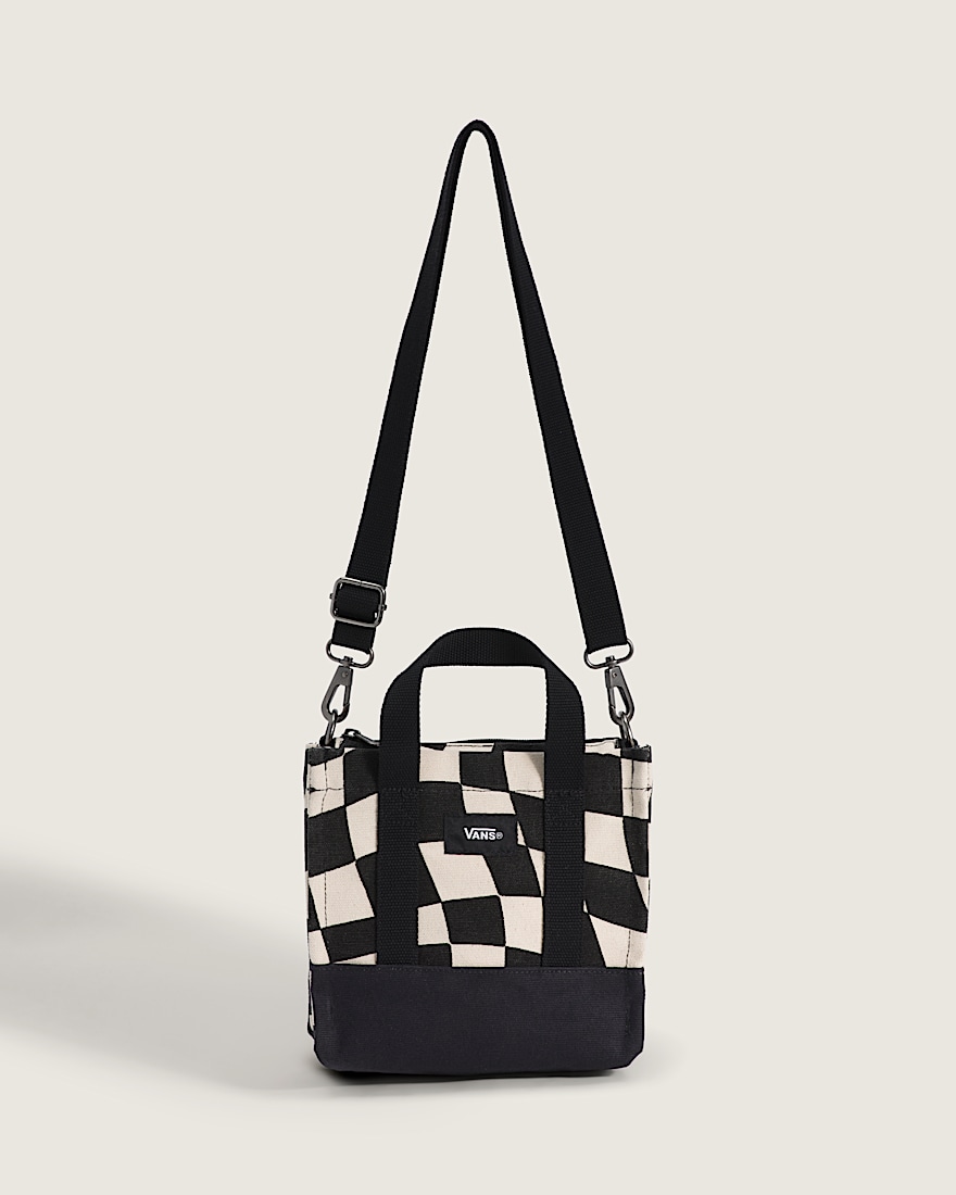 Checkerboard Lil Pergs Tote Bag VANS Marshmallow White ALT1