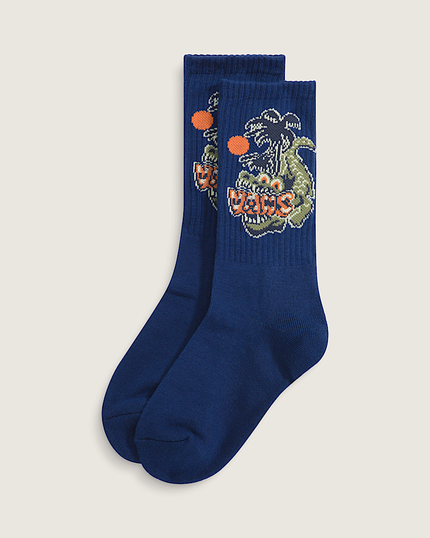 Kids Ticker Crew Socks VANS Deep Indigo Blue HERO